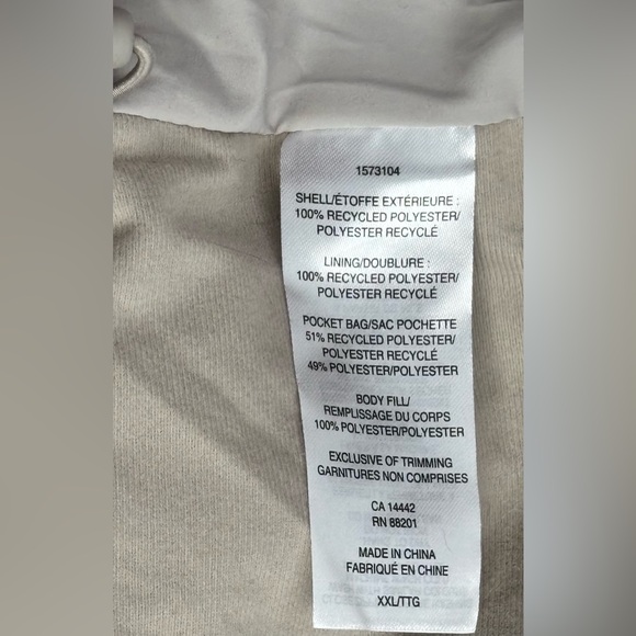 Mondetta Puffer Vest The Sorona ™ Fill GRS Certified Recycled Poly Size XXL - Picture 12 of 16